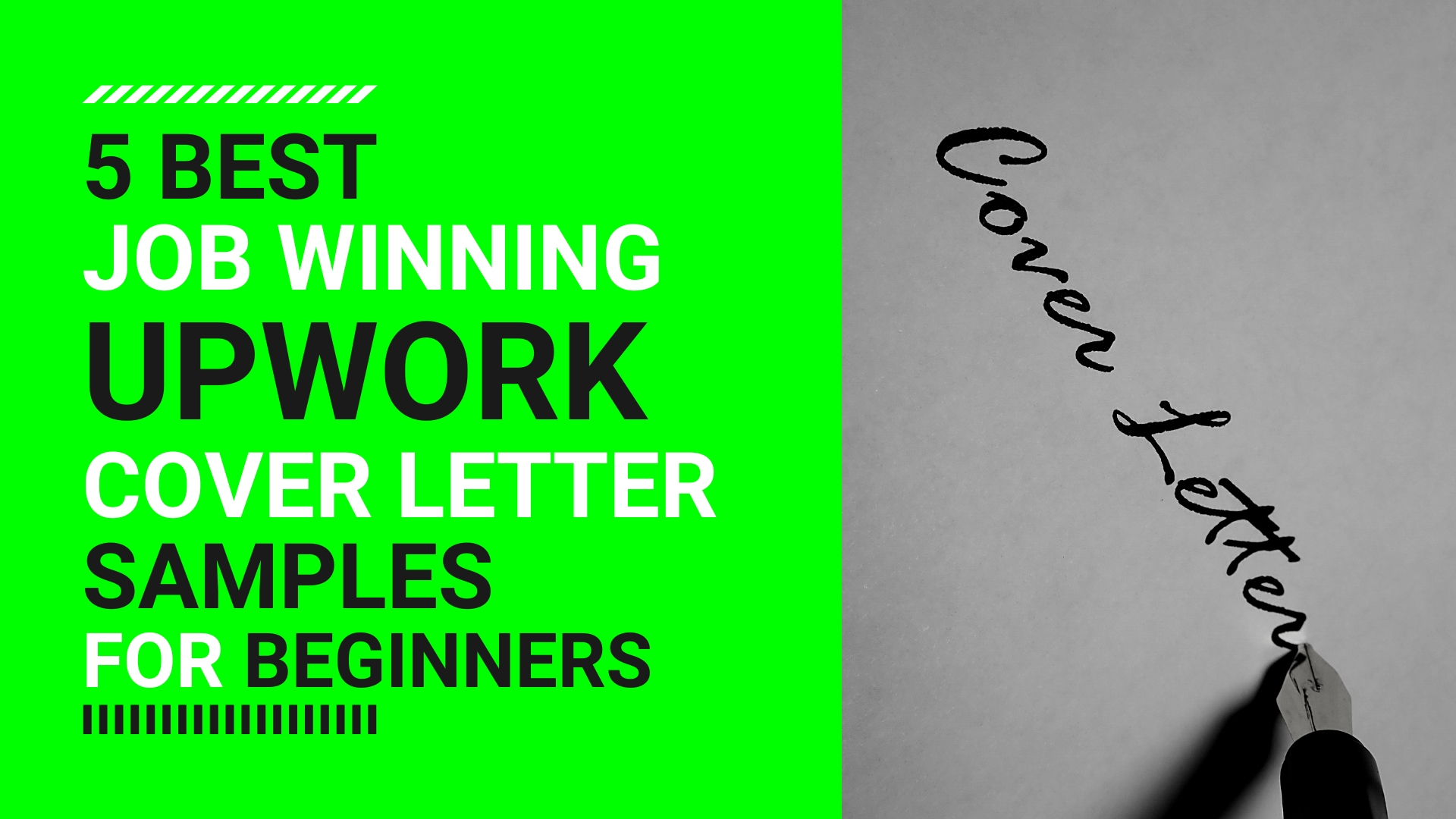 5 Best Job Winning Upwork Cover Letter Samples for BEGINNERS - Agha Sahad Khan